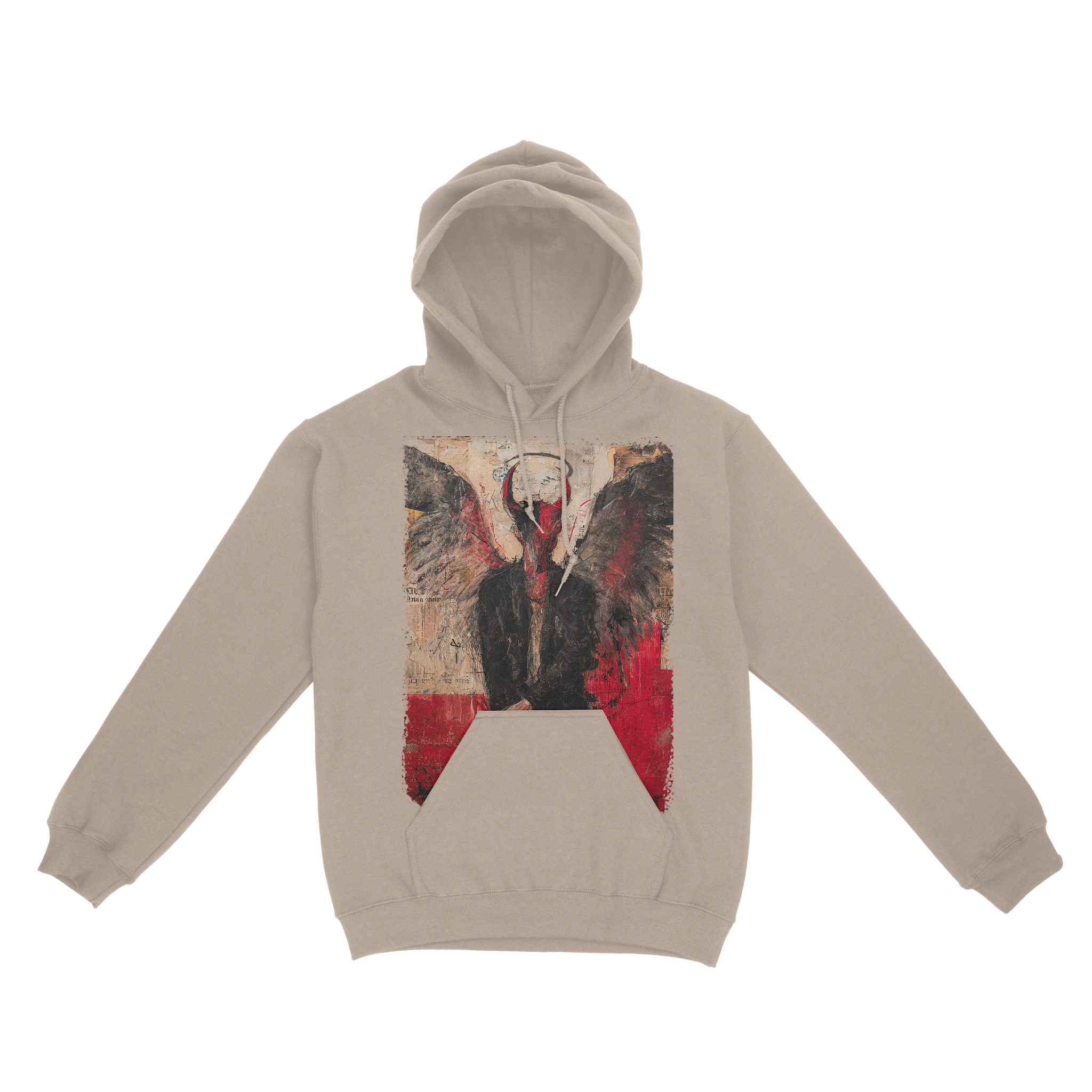 Fallen Hoodie — Bone
